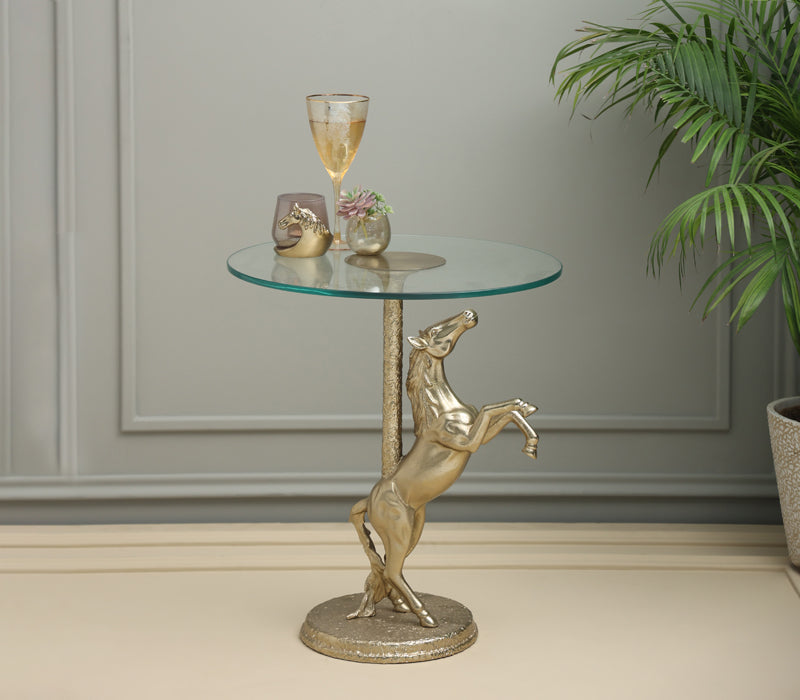 Stallion End Table