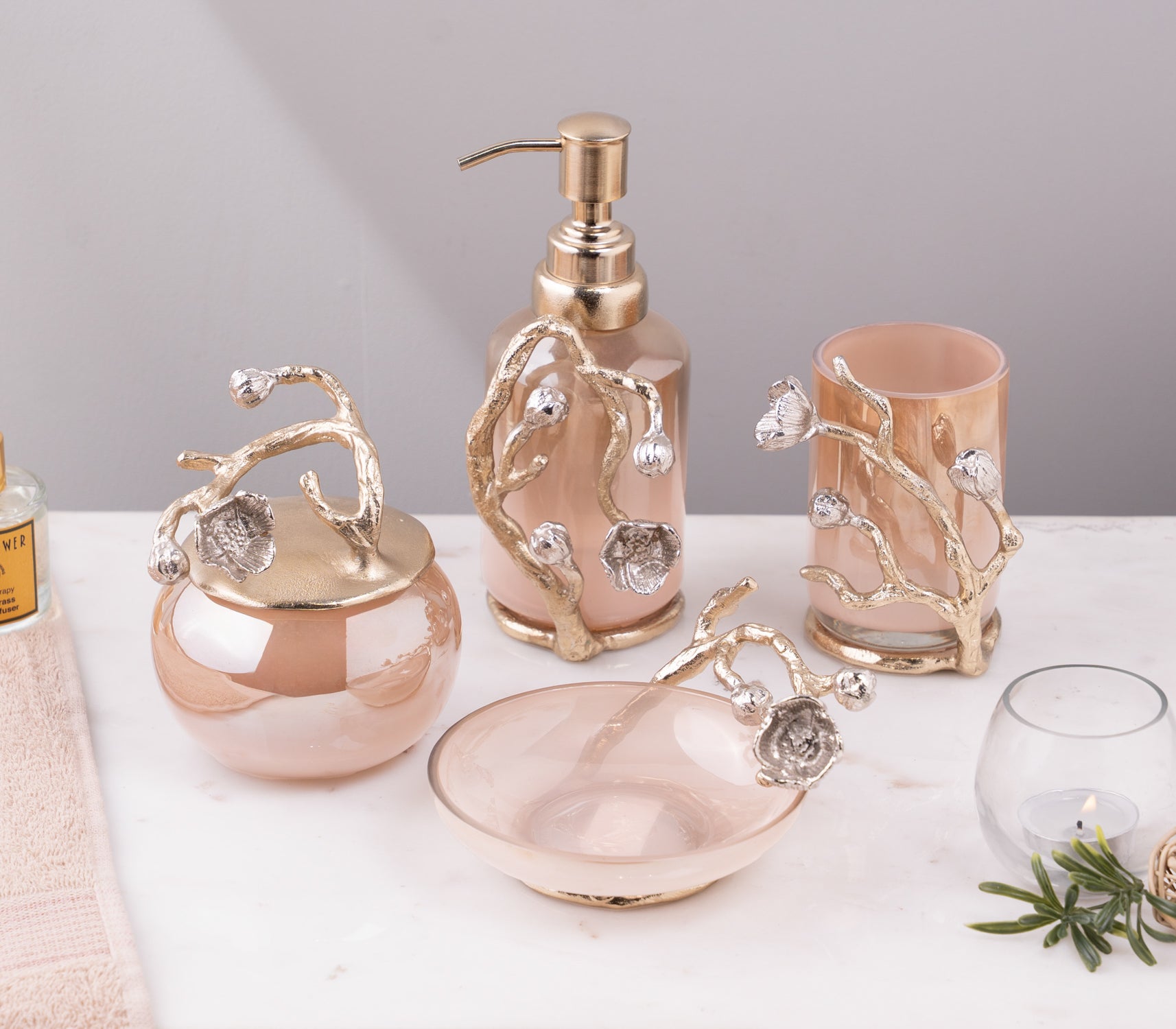 Sakura Soft Bath Set