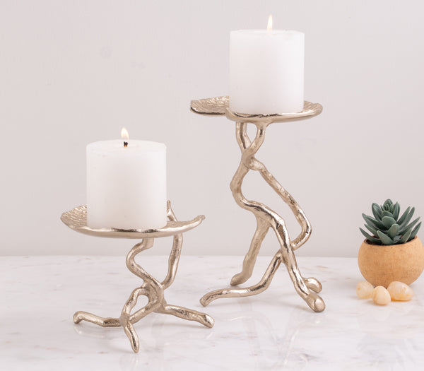 Water Lily Candle Holders