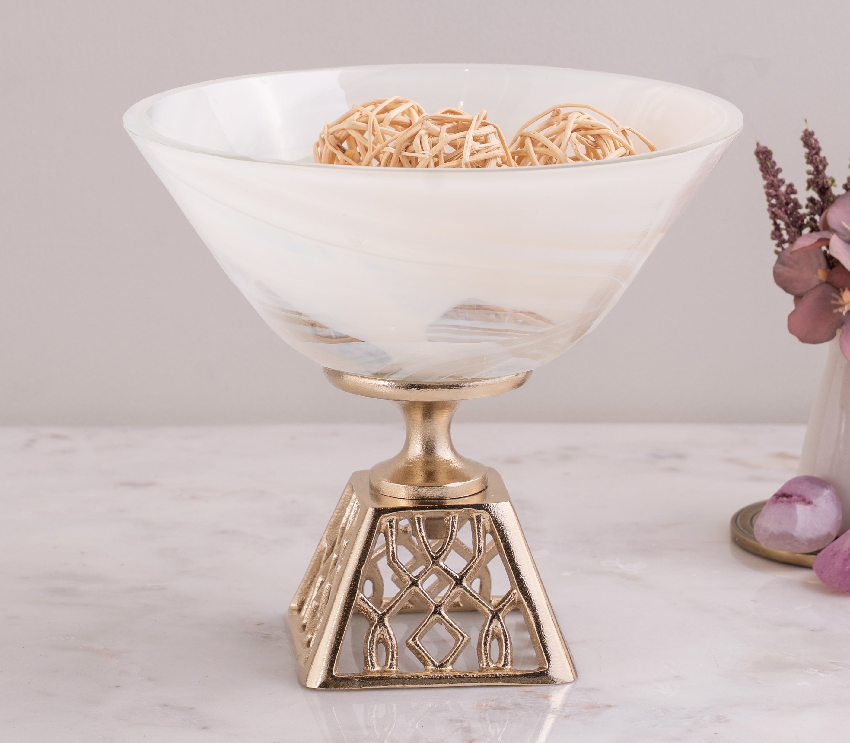 Sahara Jewel Footed Bowl