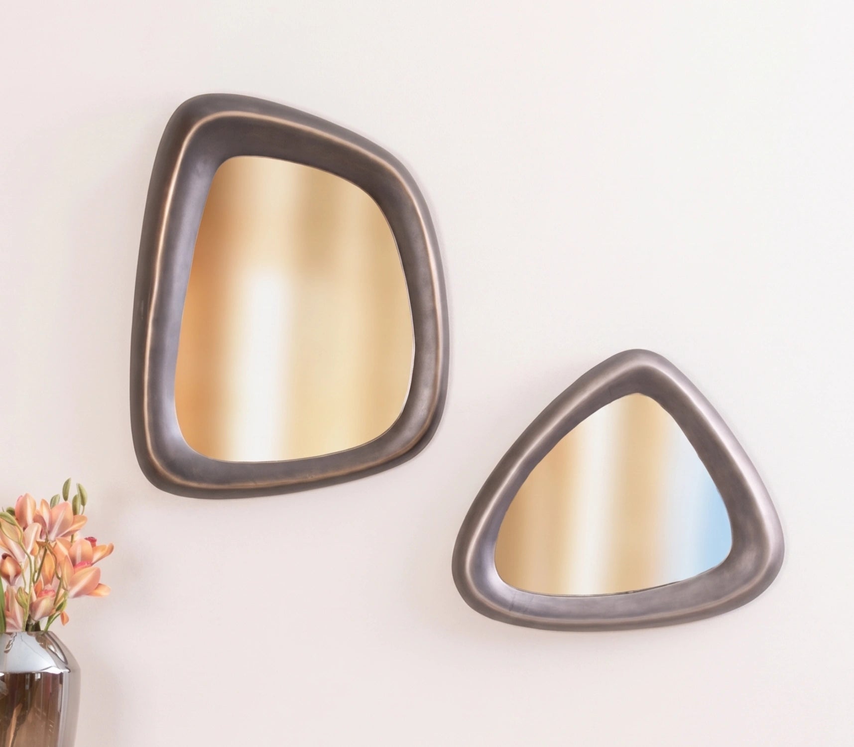 Fluid Geometry Mirrors – Rabyana Design