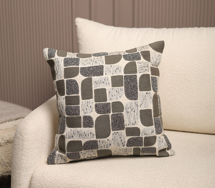 Abstract Edge Cushion