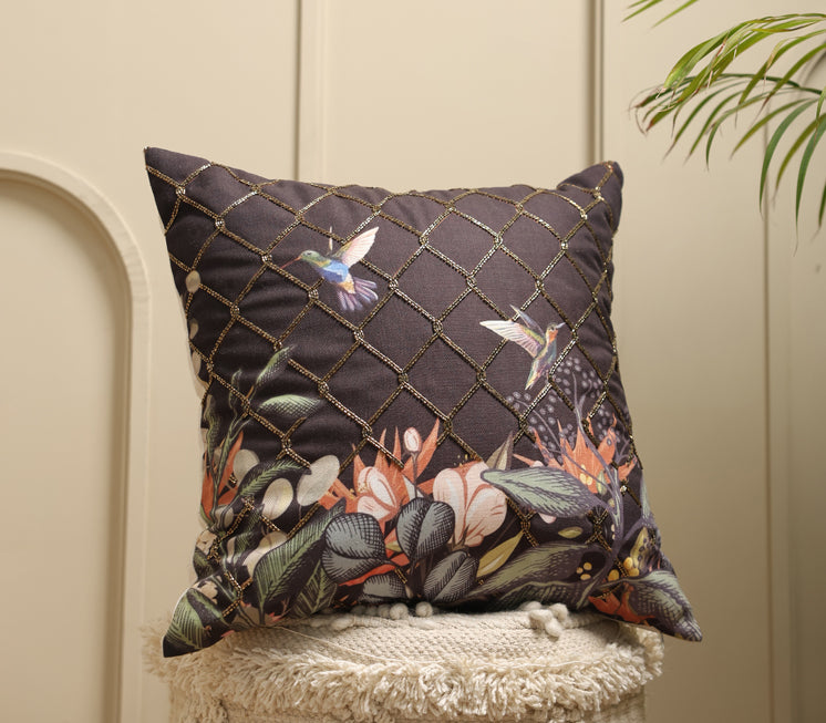 Hummingbird Haven Cushion