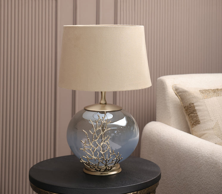 Gold Coral Table Lamp