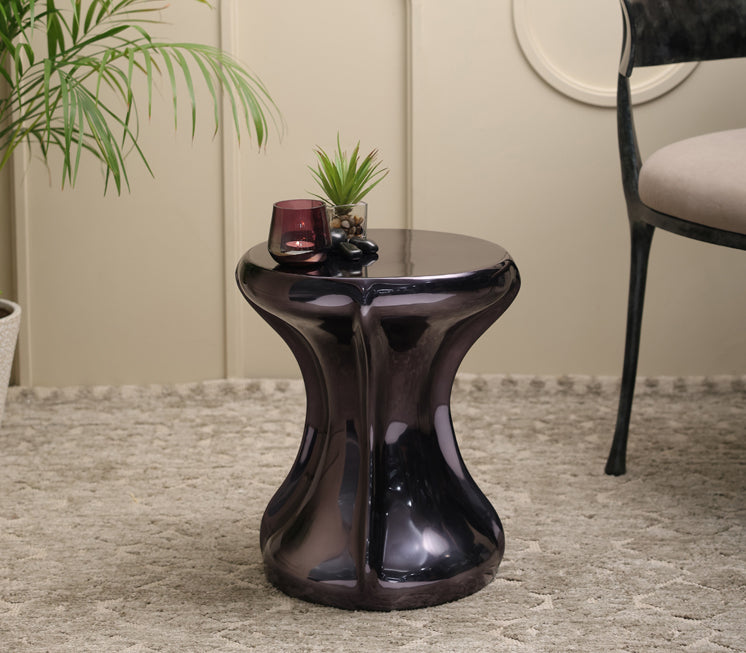 Polished Prism End Table