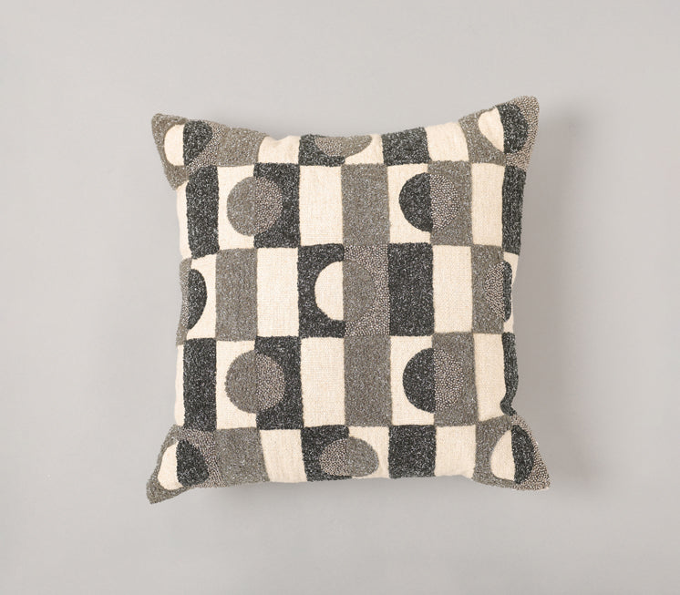 Contrast Shapes Cushion