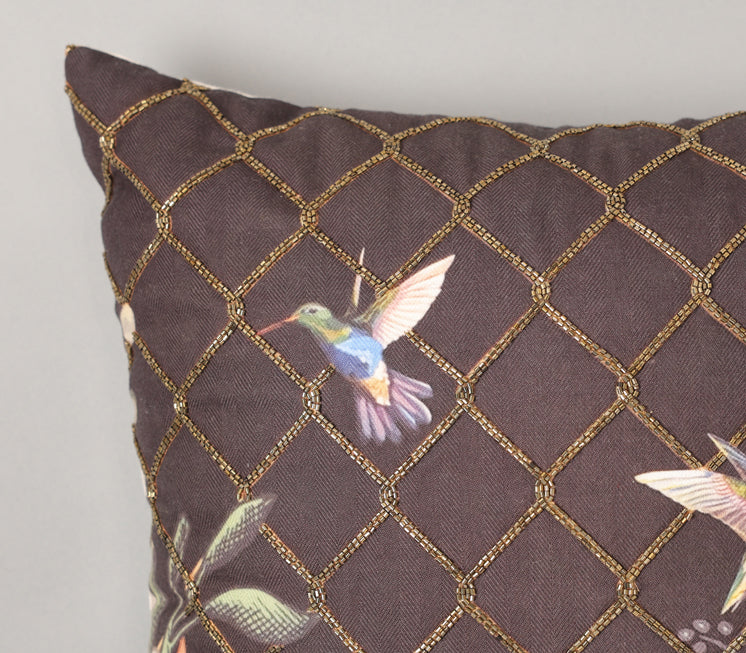 Hummingbird Haven Cushion