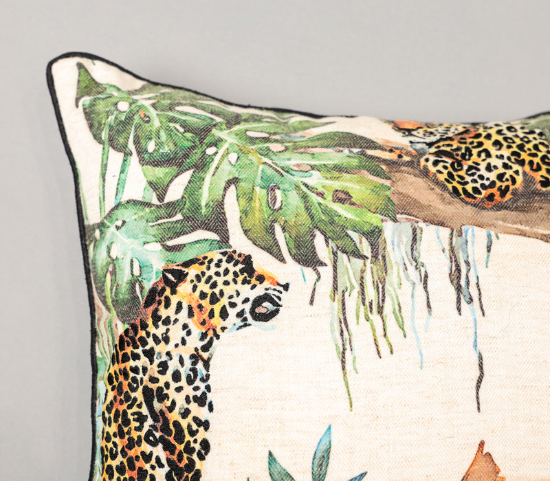 Leopard Lynx Cushion