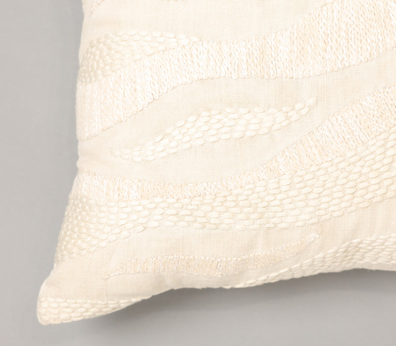 Beige Leaflets Cushion