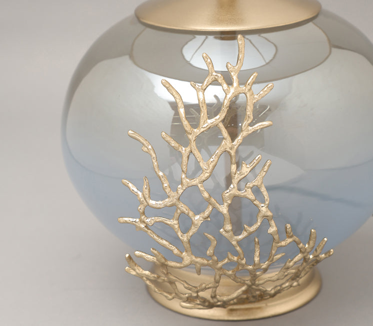 Gold Coral Table Lamp