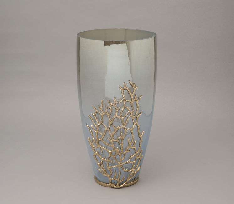 Gold Coral Vase