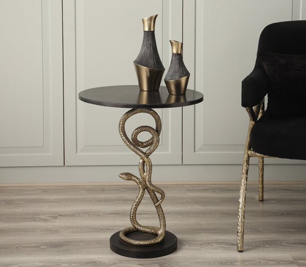 Serpentine End Table