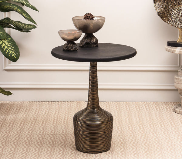 Obsidian End Table