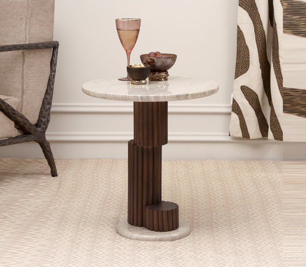 Curio End Table