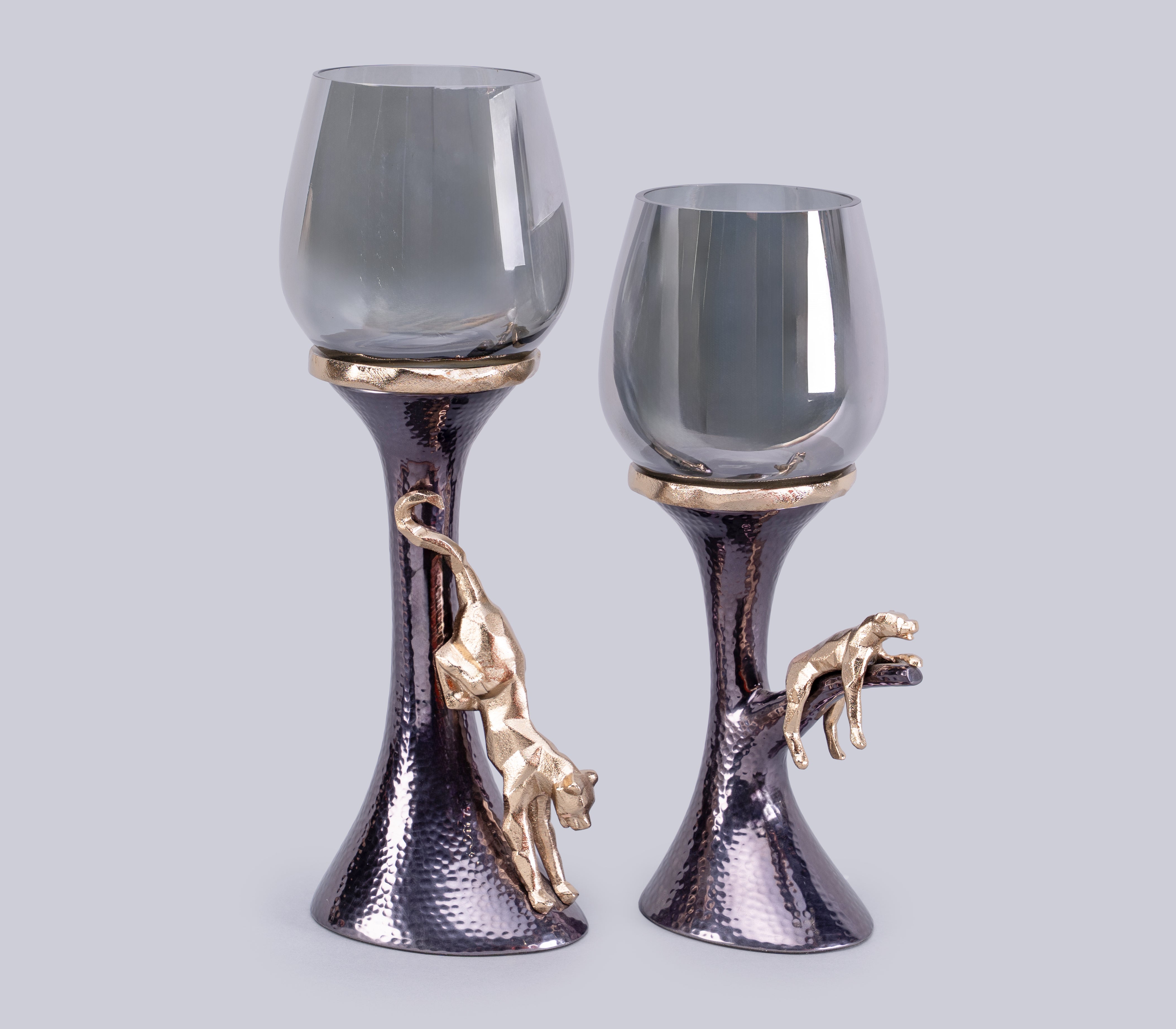 Panthera Pillar Candle Holder