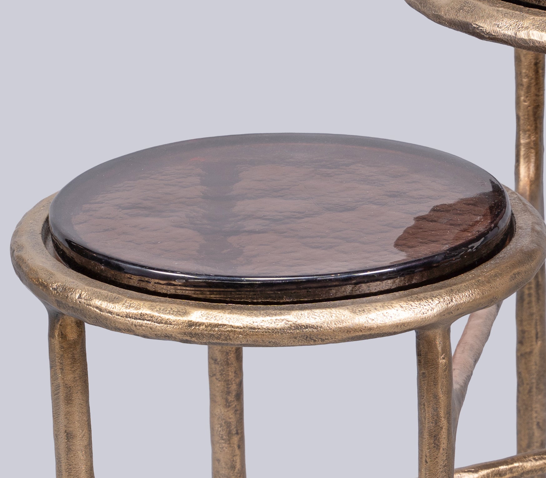 Gold Stoneveli End Table