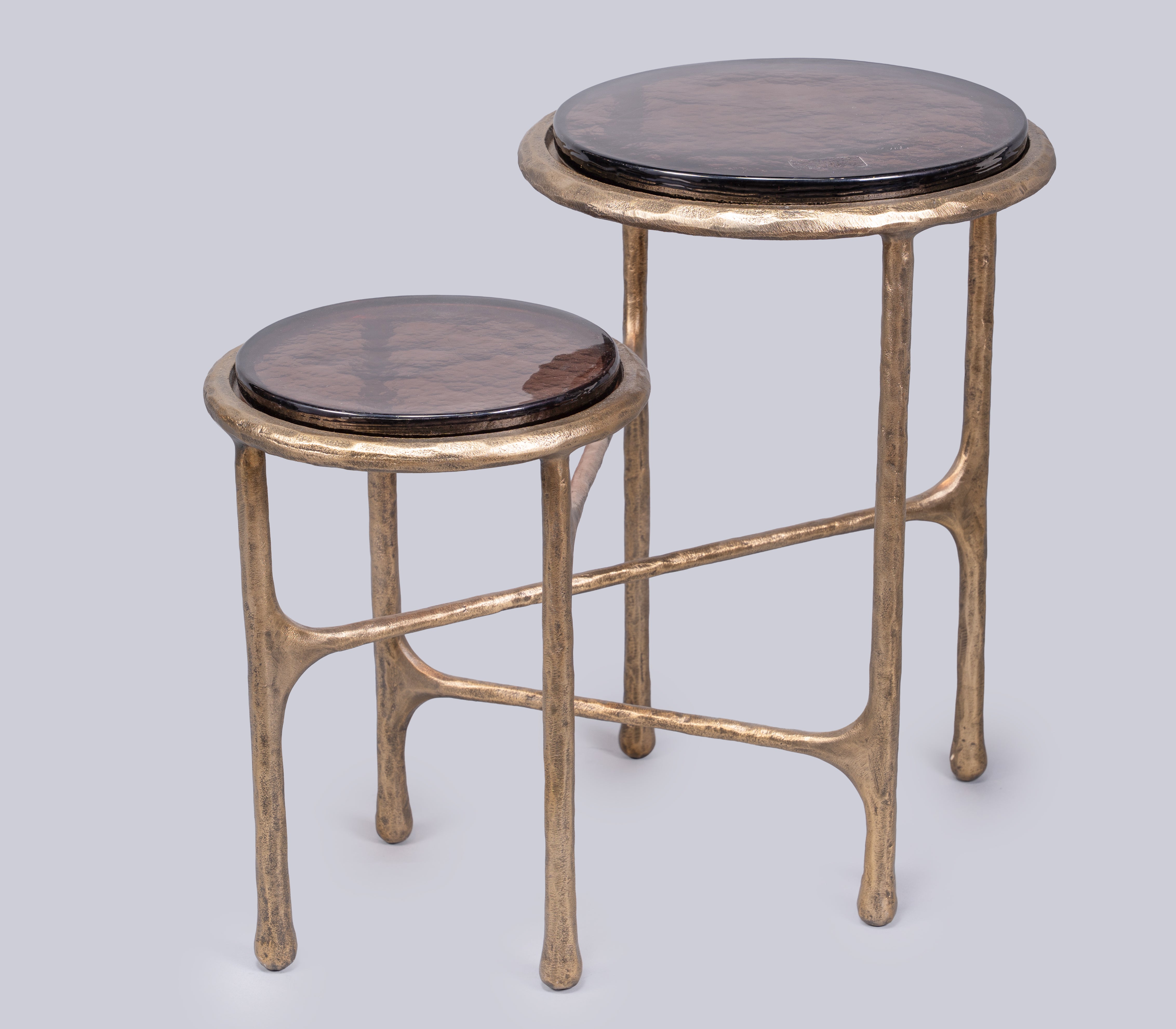 Gold Stoneveli End Table
