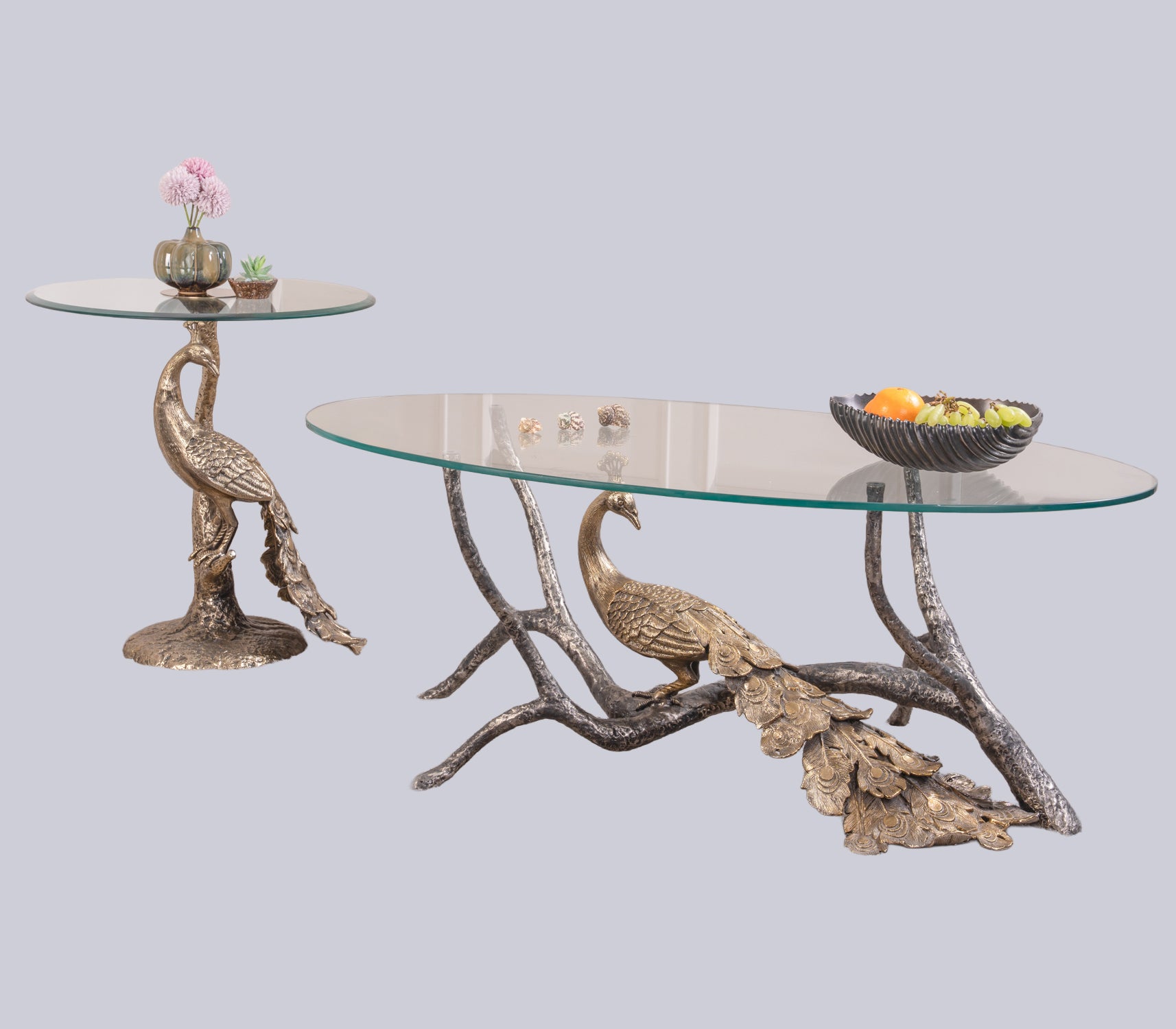 Opulent Coffee and End Tables Set