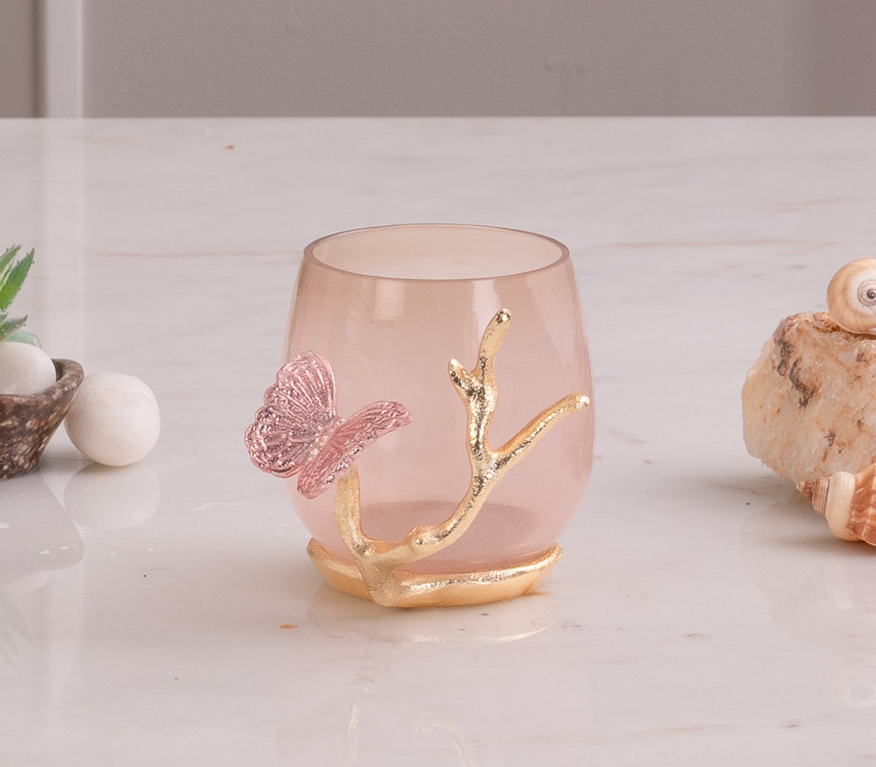 SPRING BUTTERFLY VOTIVE HOLDER
