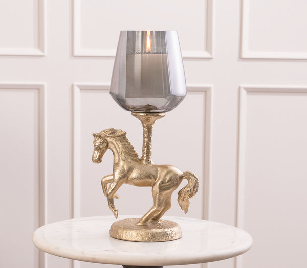 MAJESTIC STALLION CANDLE HOLDER