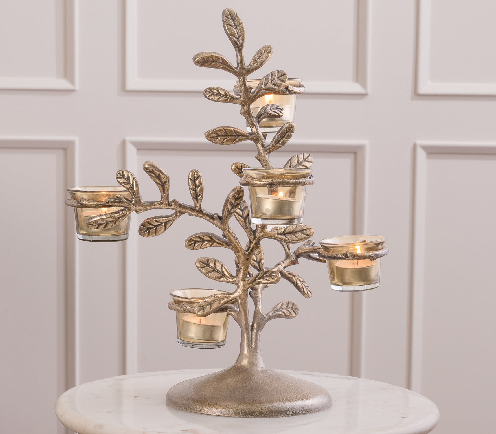ESSENCE OF THE LEAF T-LIGHT HOLDER