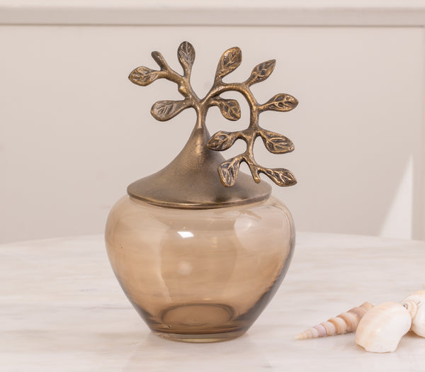 Essence of the Leaf Cotton Jar