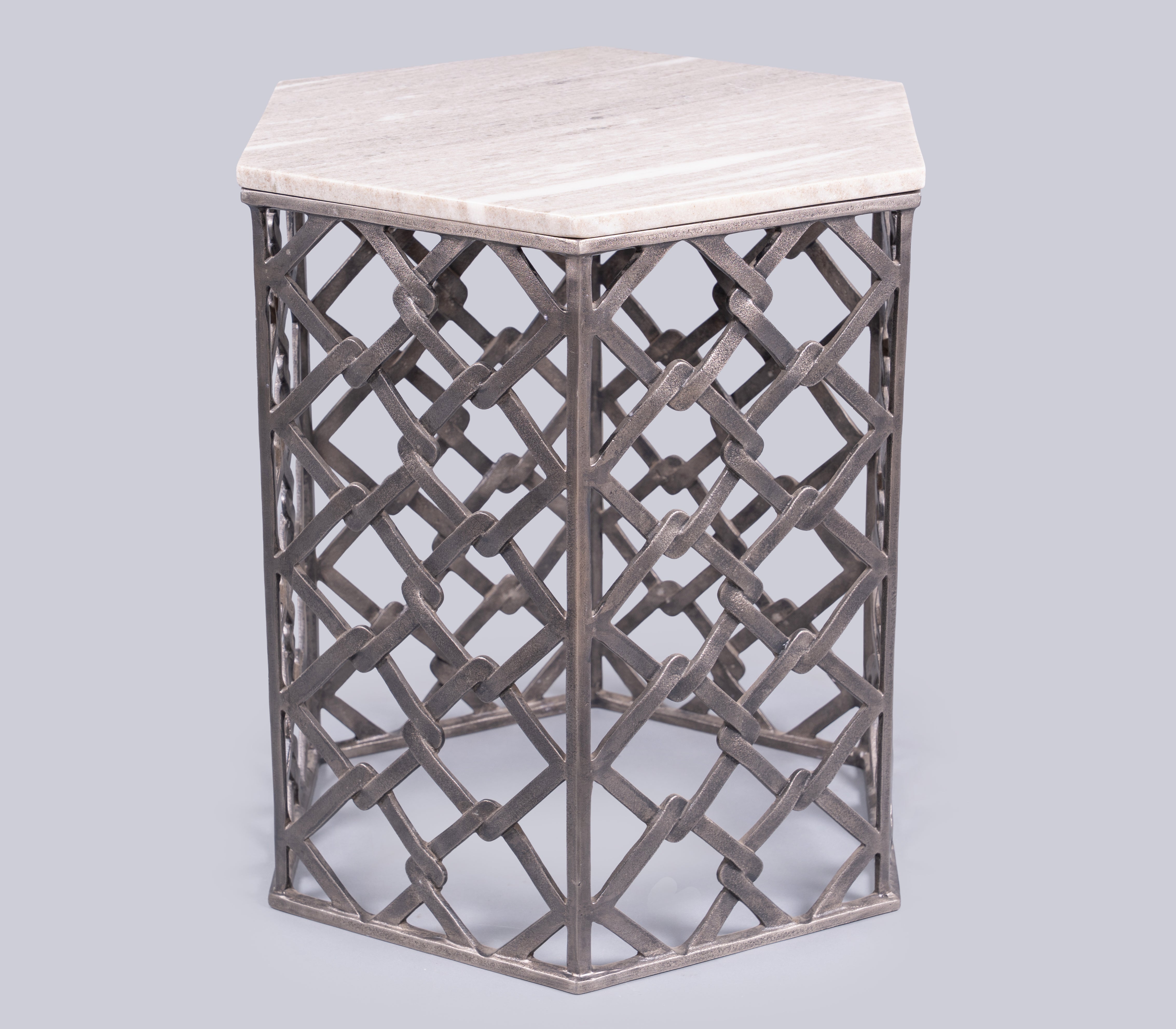 Hexa Grid End Table