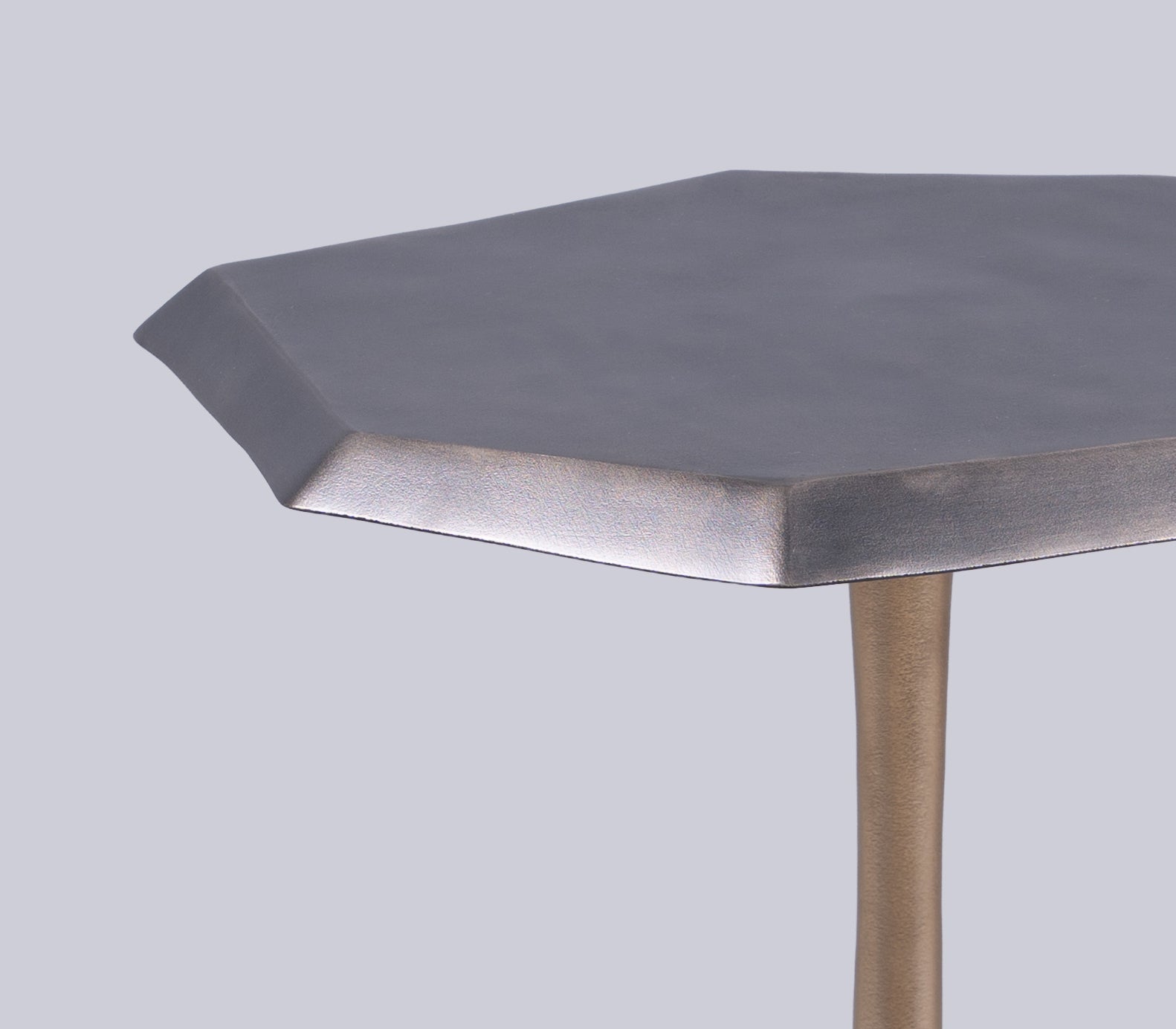 Hexa Noir End Table