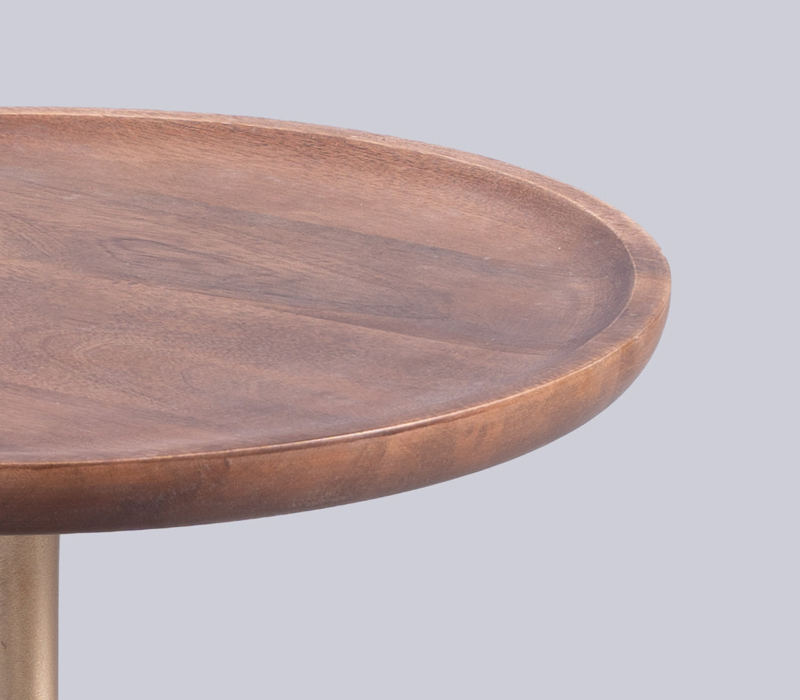 Walnut Crest End Table