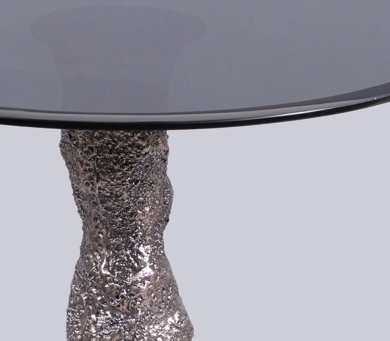 Obsidian Brass End Table