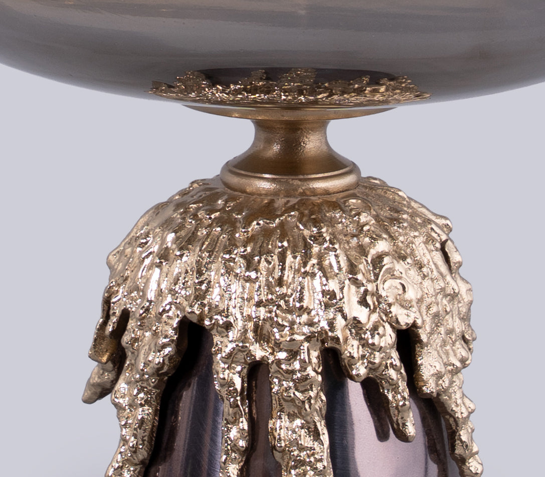 Wax And Wane Footed Bowl