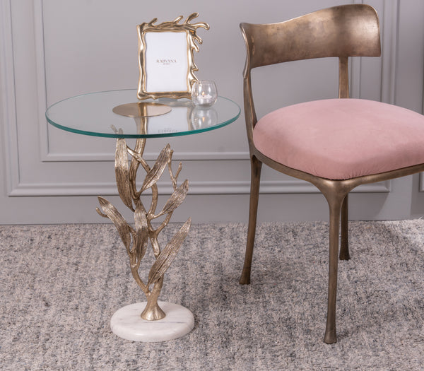 Verdant Leaf End Table
