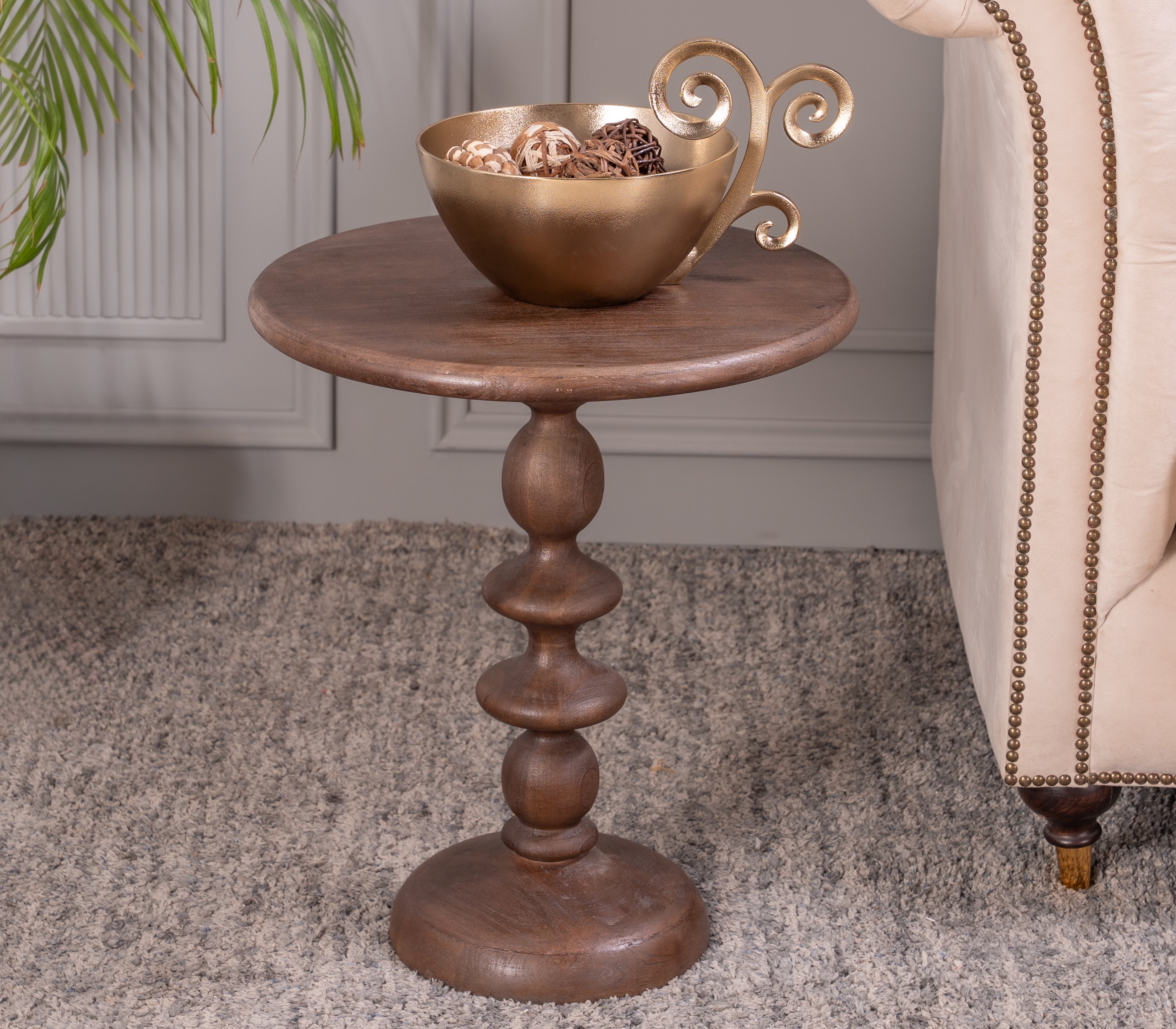 Vintage Walnut Charm End Table