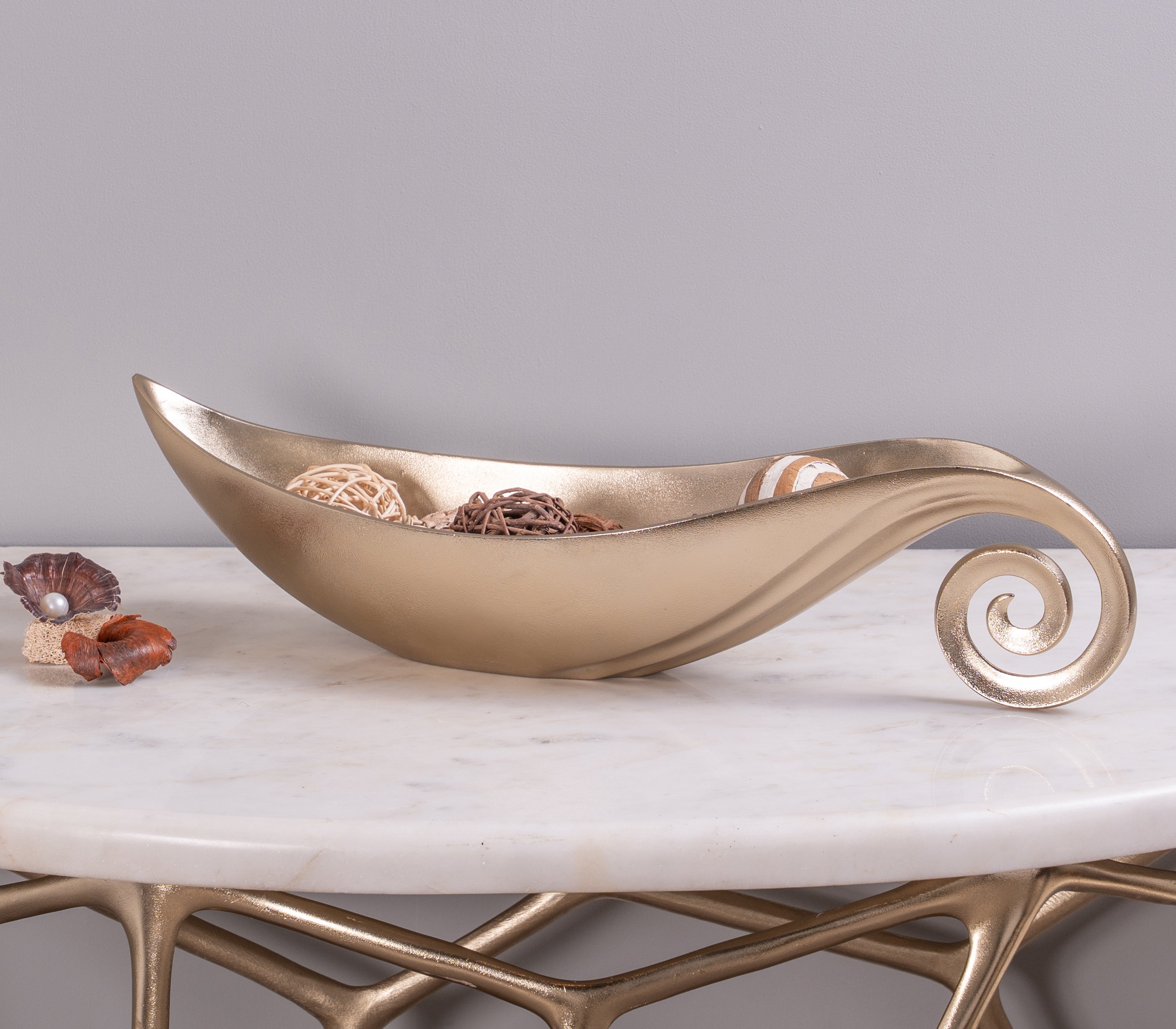 Swirl Elongated Bowl