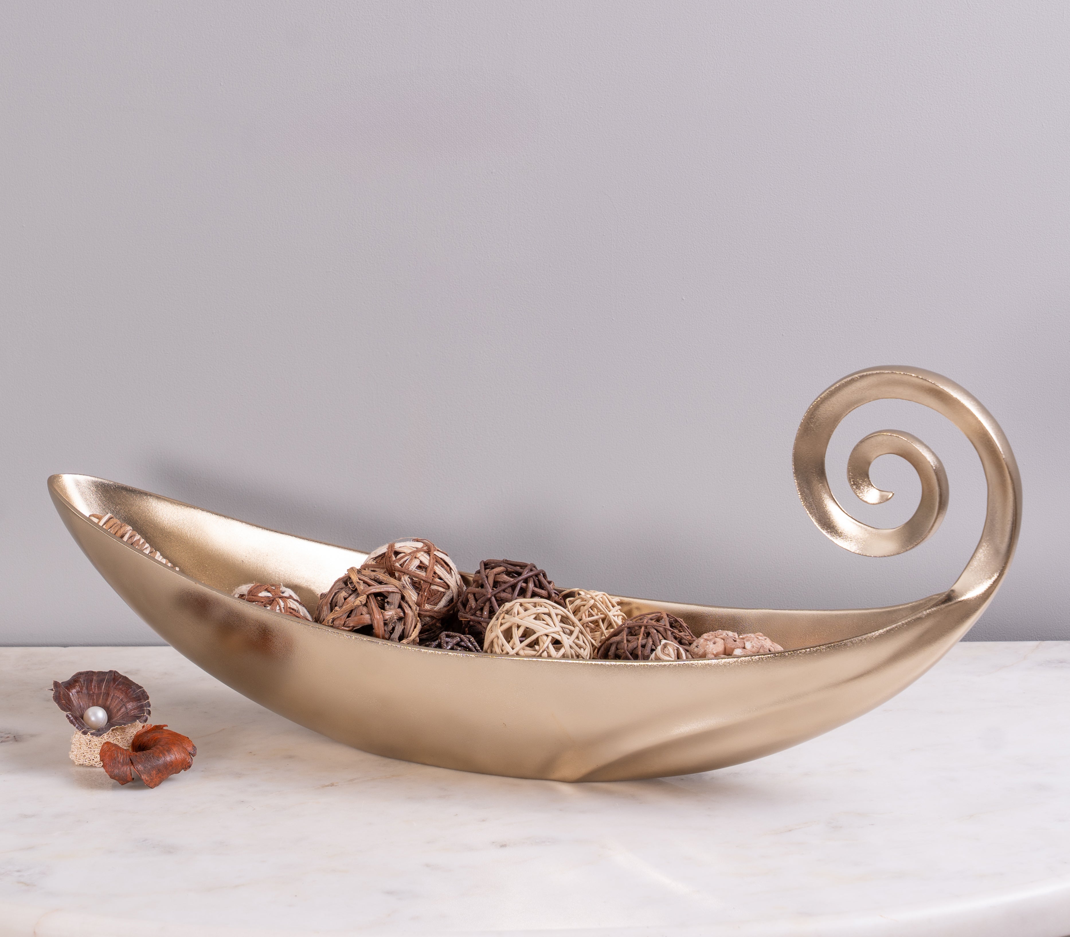 Swirl Elongated  Bowl