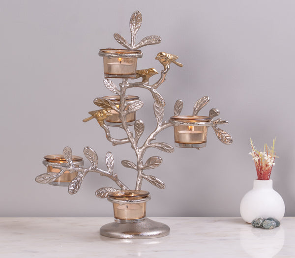 Essence Of The Leaf Multi T Light Candle Holder