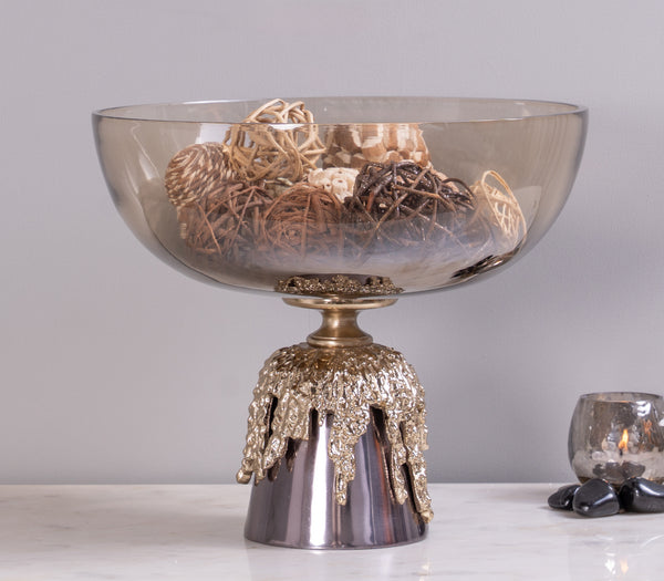 Wax And Wane Footed Bowl