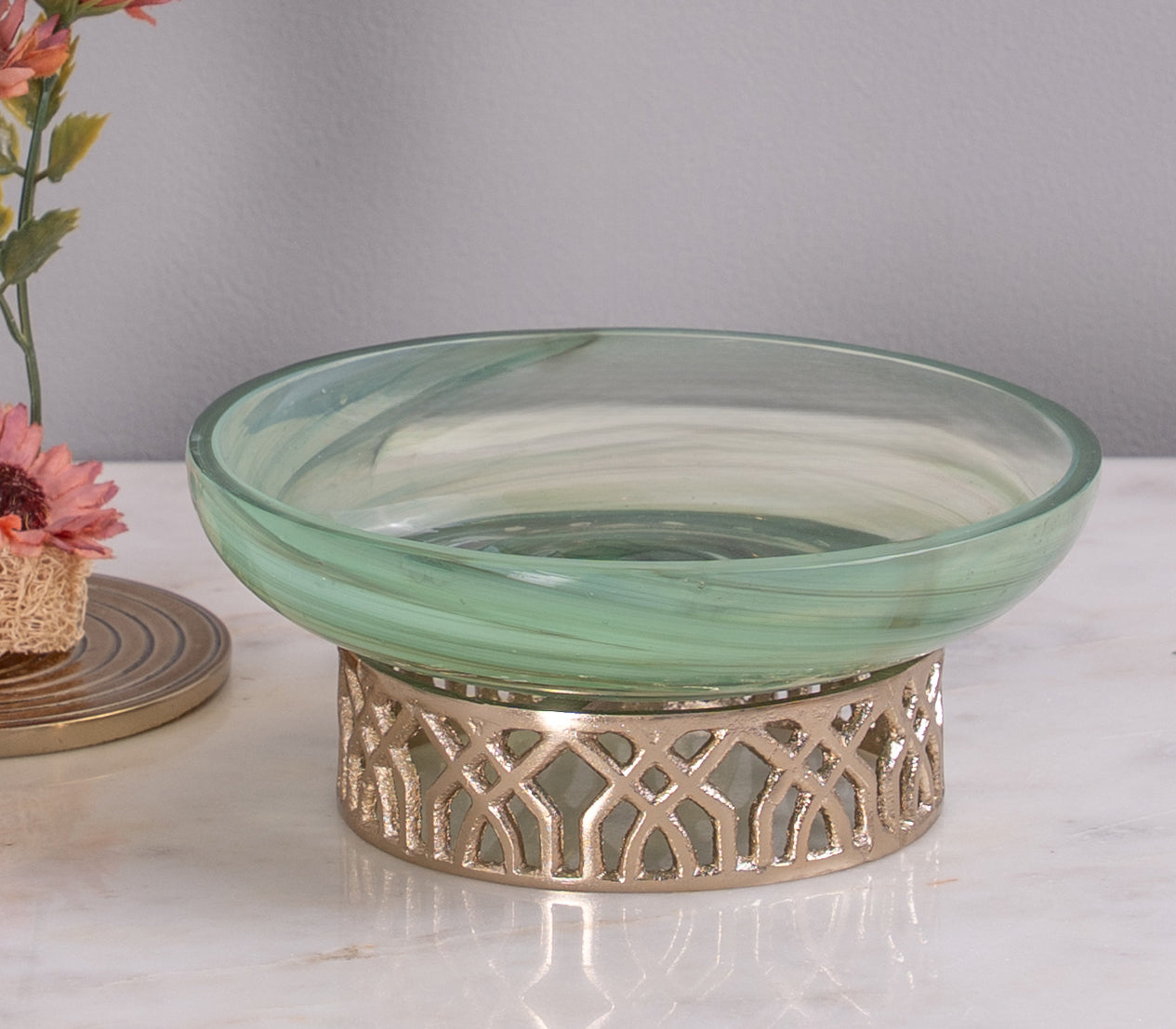 Lustra Green Onyx Soap Dish