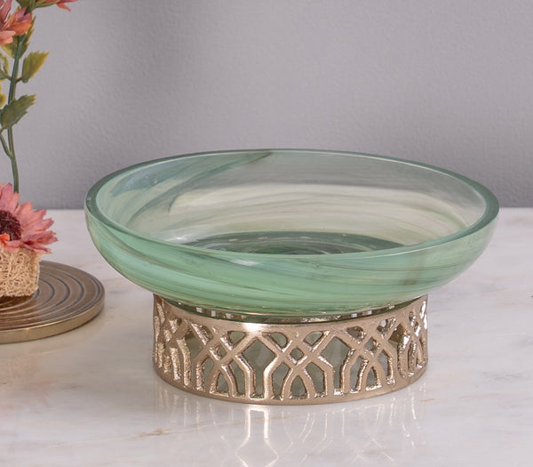 Lustra Green Onyx Soap Dish