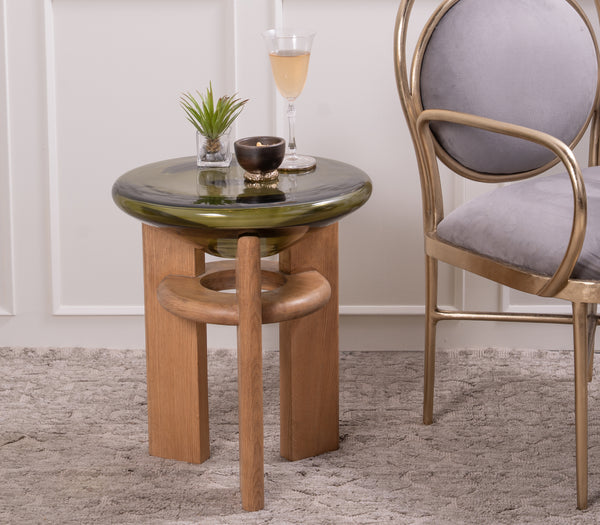 Amber Oak End Table