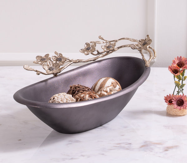 Floral Savvy Oval Bowl