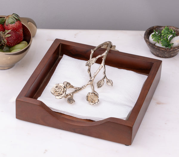 ANTIQUE ROSARY SERVIETTE HOLDER