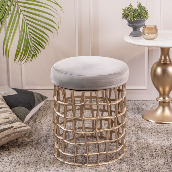 Luna Seat Grey POUFFE