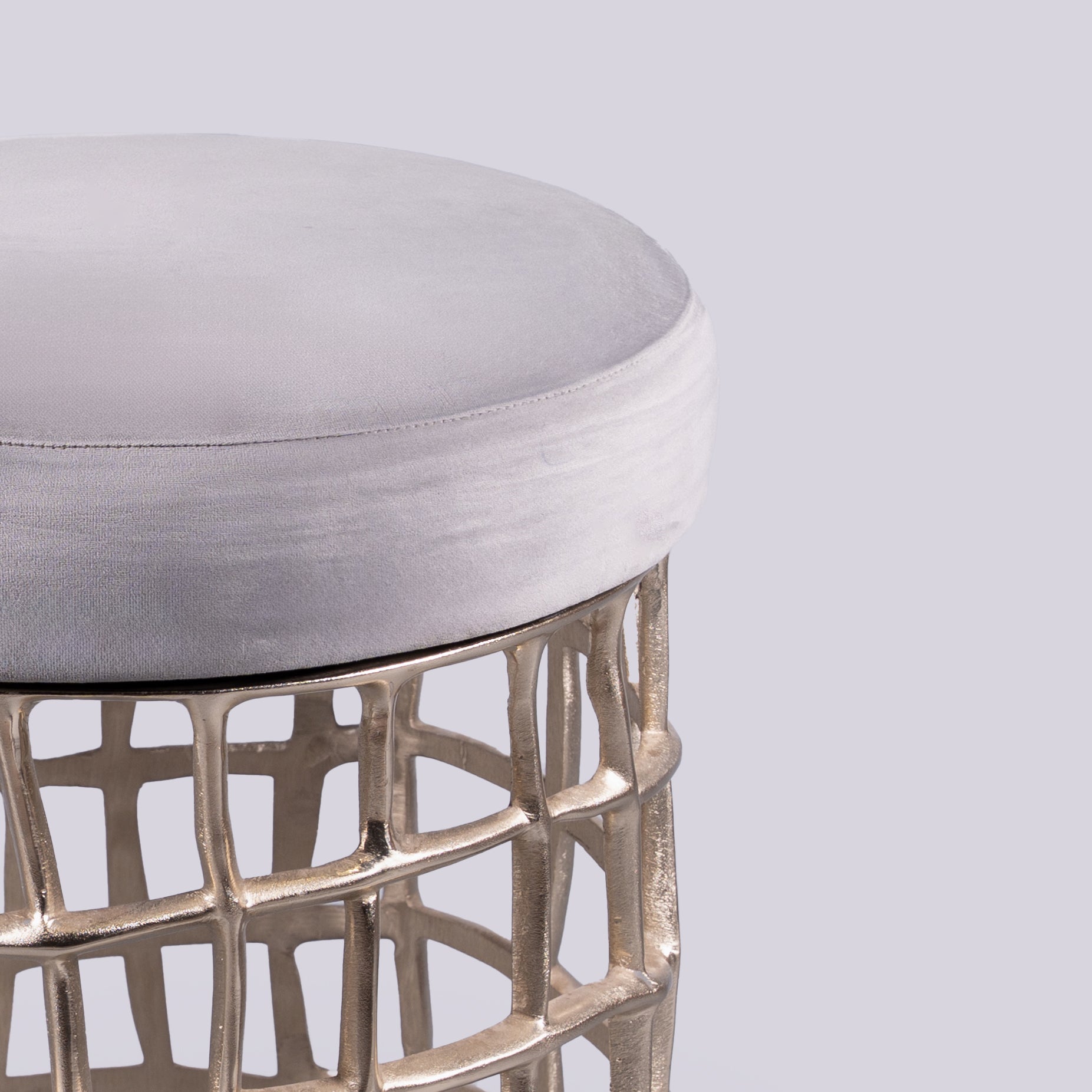 Luna Seat Grey POUFFE
