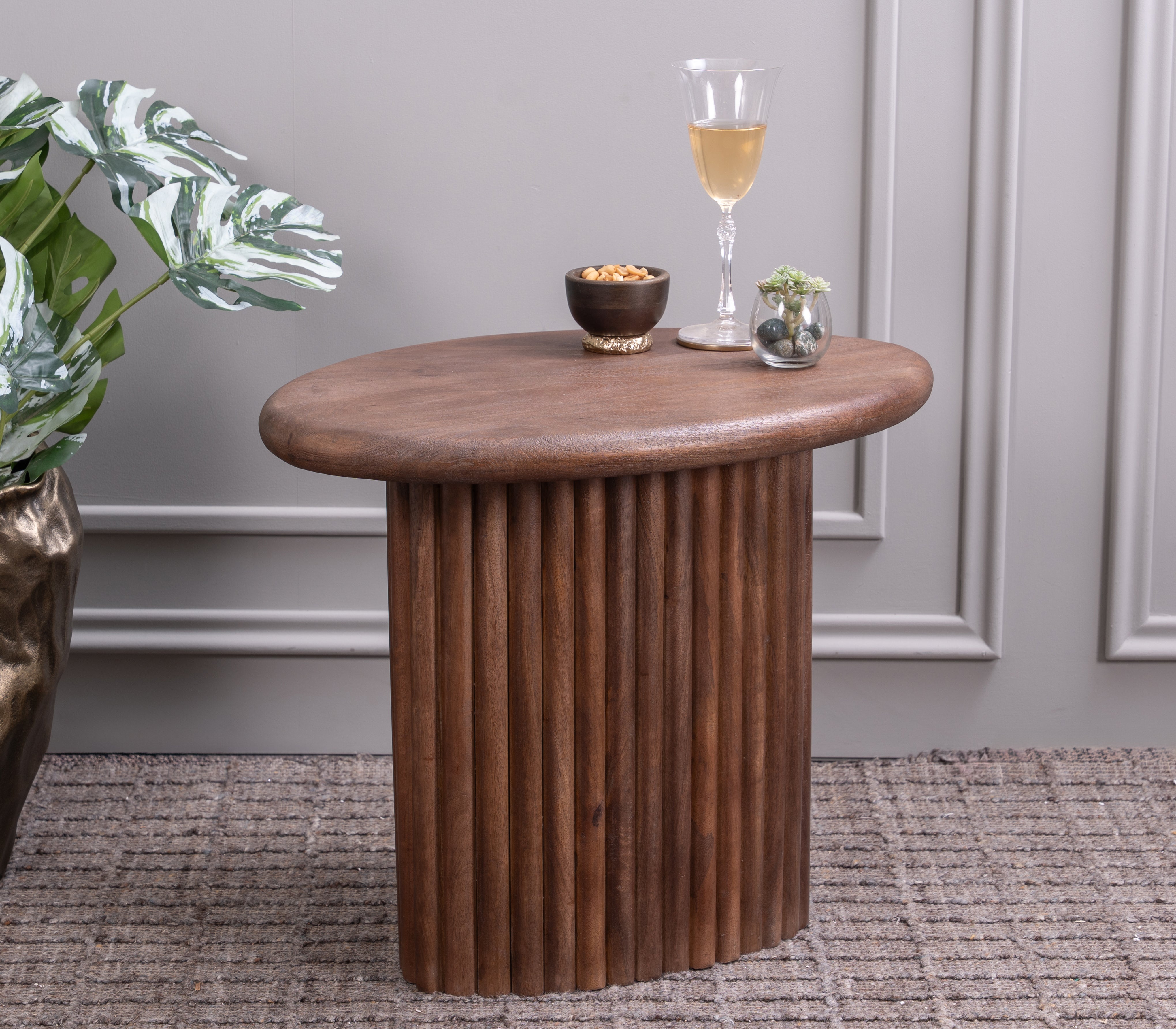 Ridge Walnut End Table