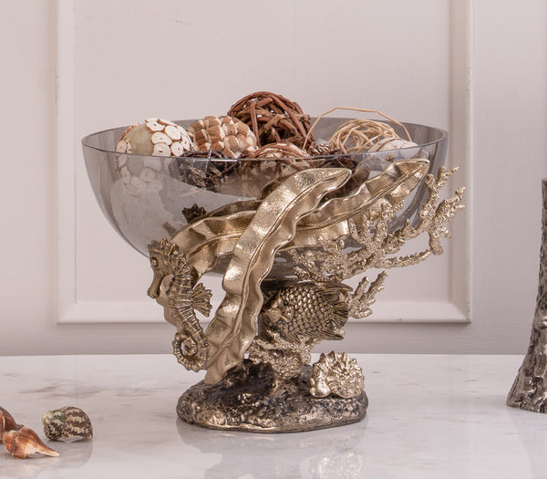 Atlantis Footed Bowl