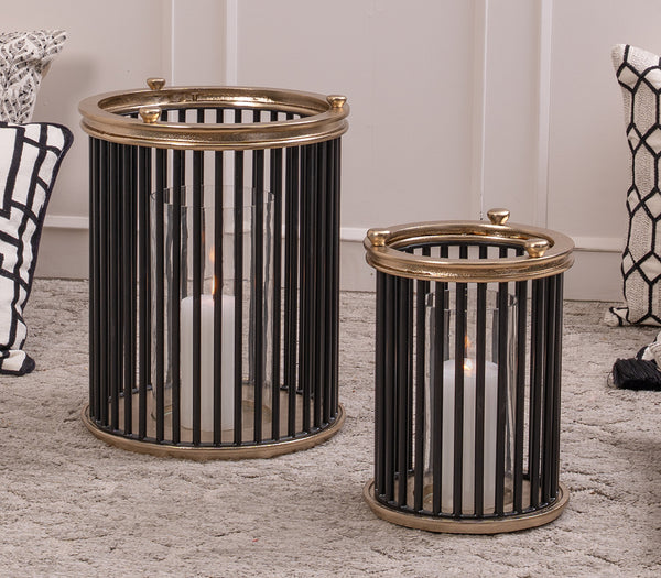 Hex Floor Candle Holders