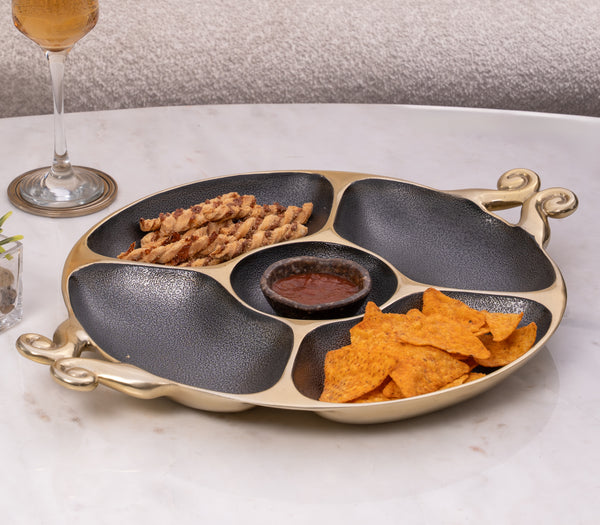 Swirl Chip & Dip Platter