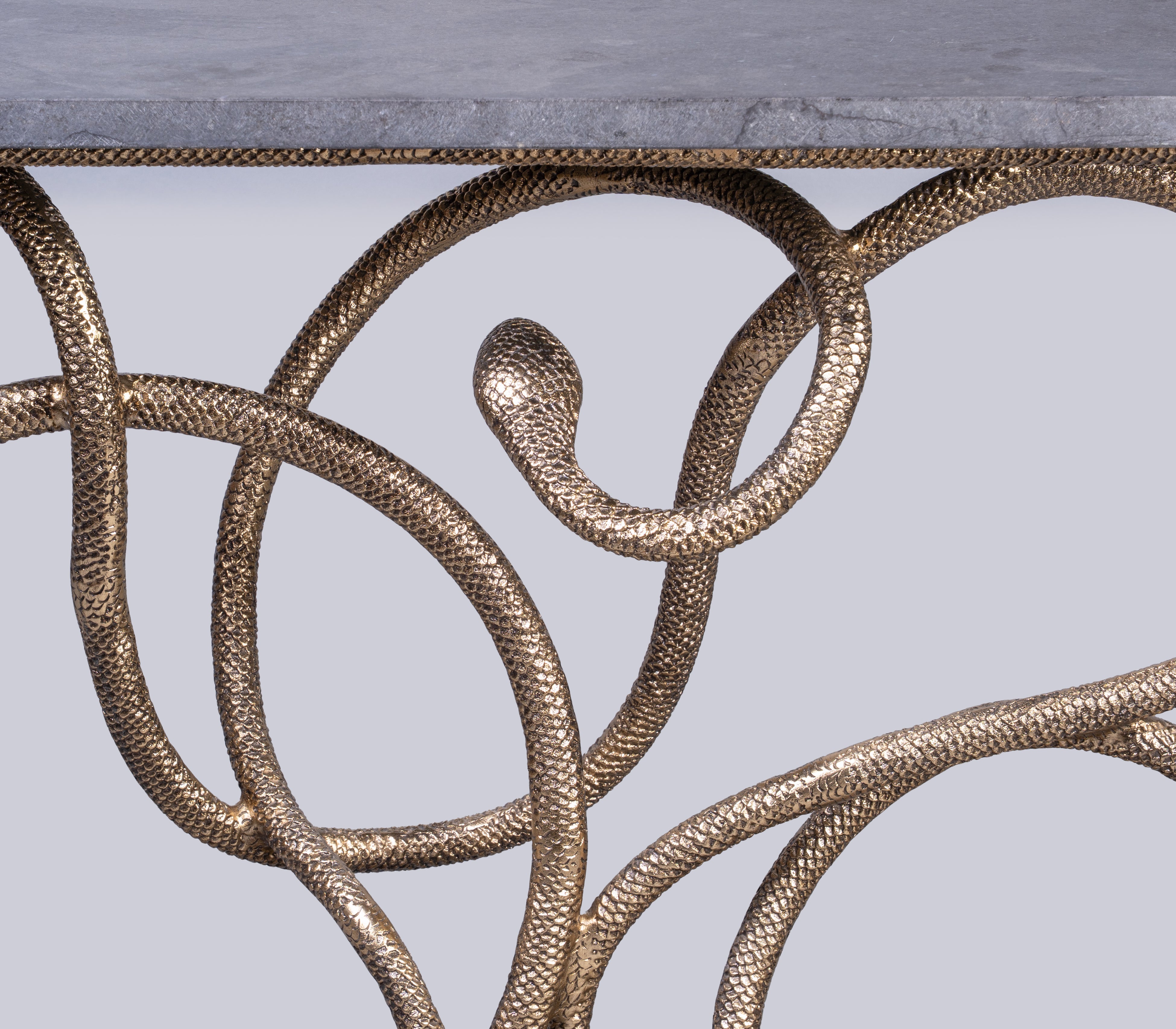 Serpentine Console Table