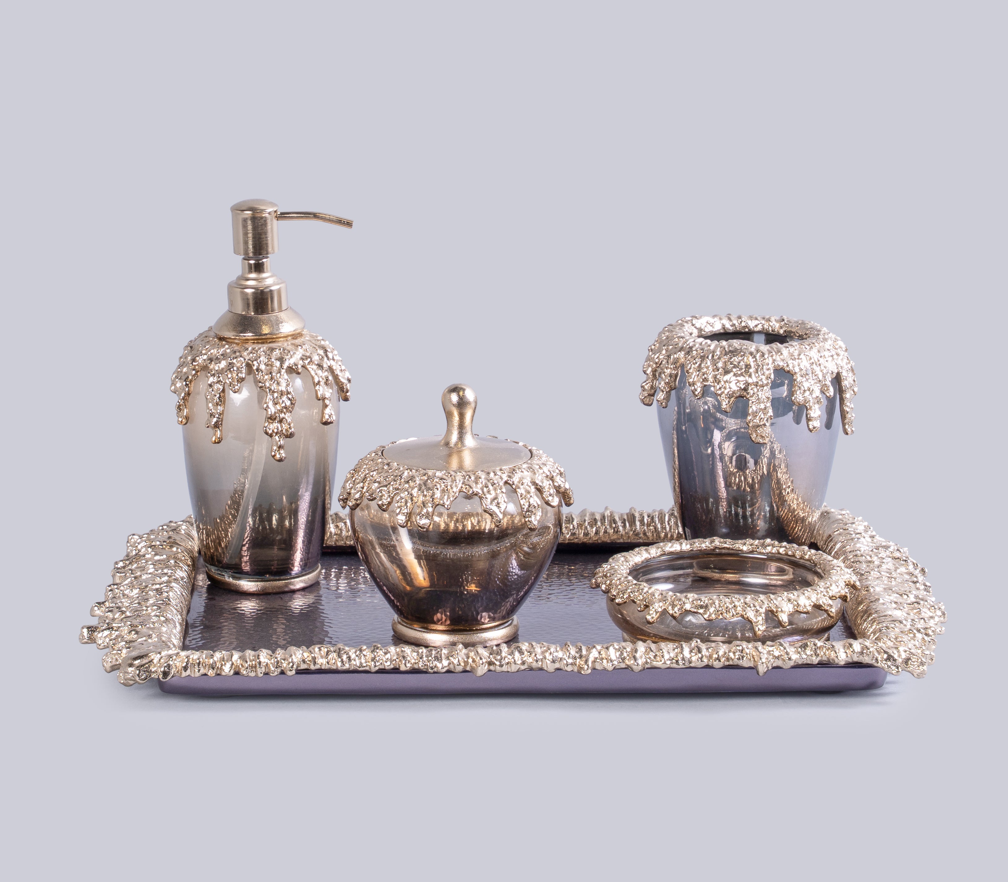 Wax and Wane bath set